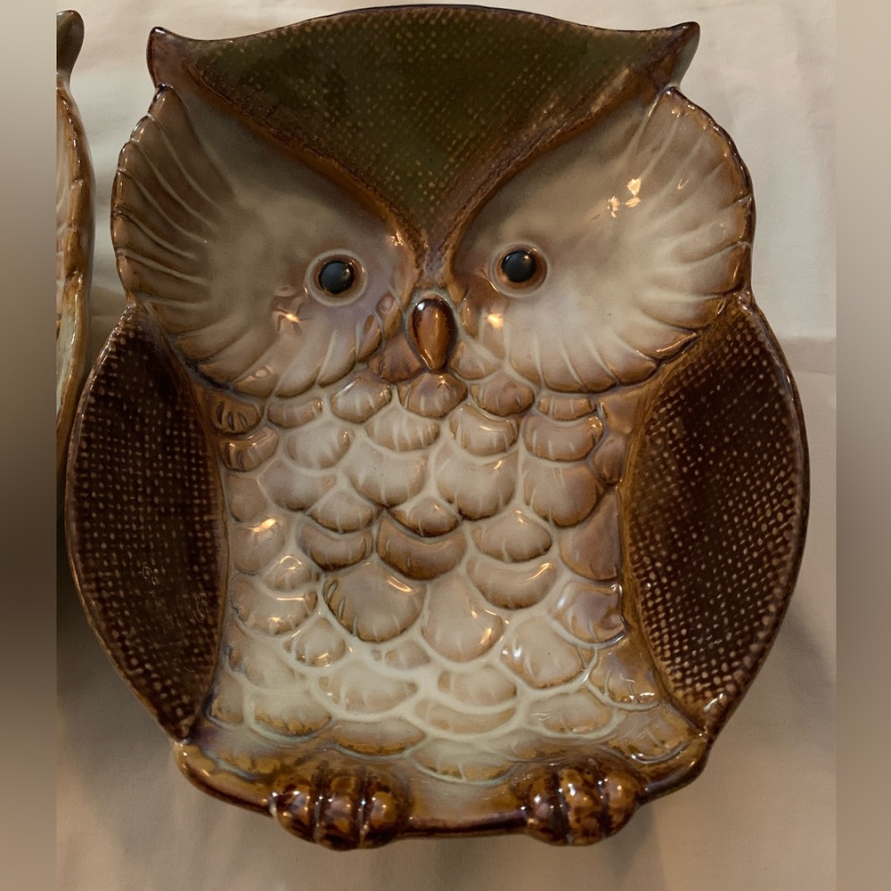 Vintage Ceramic Owl Bowl